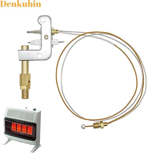 Miniatura 2 de Denkuhin Pilot ODS 120630-02 - Conjunto para calentadores de pared de gas propano sin ventilación por DESA, chimeneas, Glo- Warm