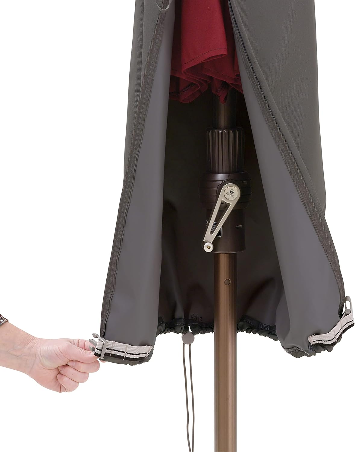 Classic Accessories Ravenna Water-Resistant 13 Foot Offset Patio Umbrella Canopy Cover, Patio Furniture Covers : Everything Else