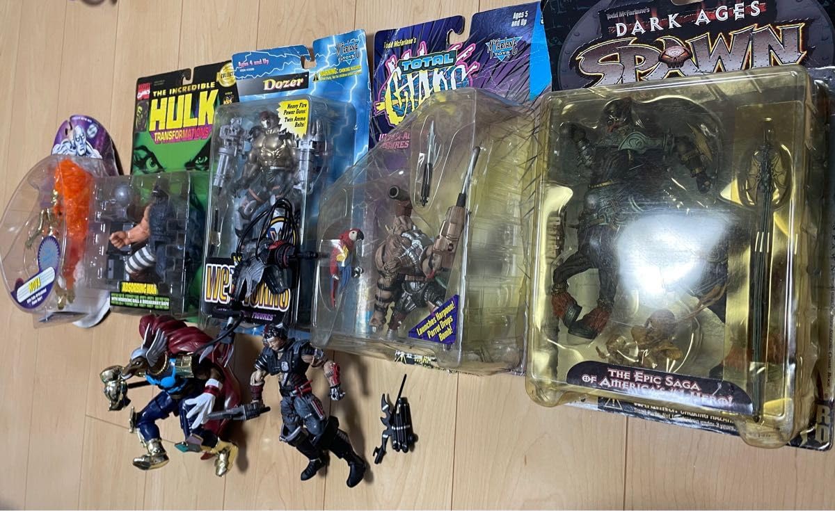 Amazon.co.jp: 激レア セット フィギュア7体 スポーン HULK Chaos 