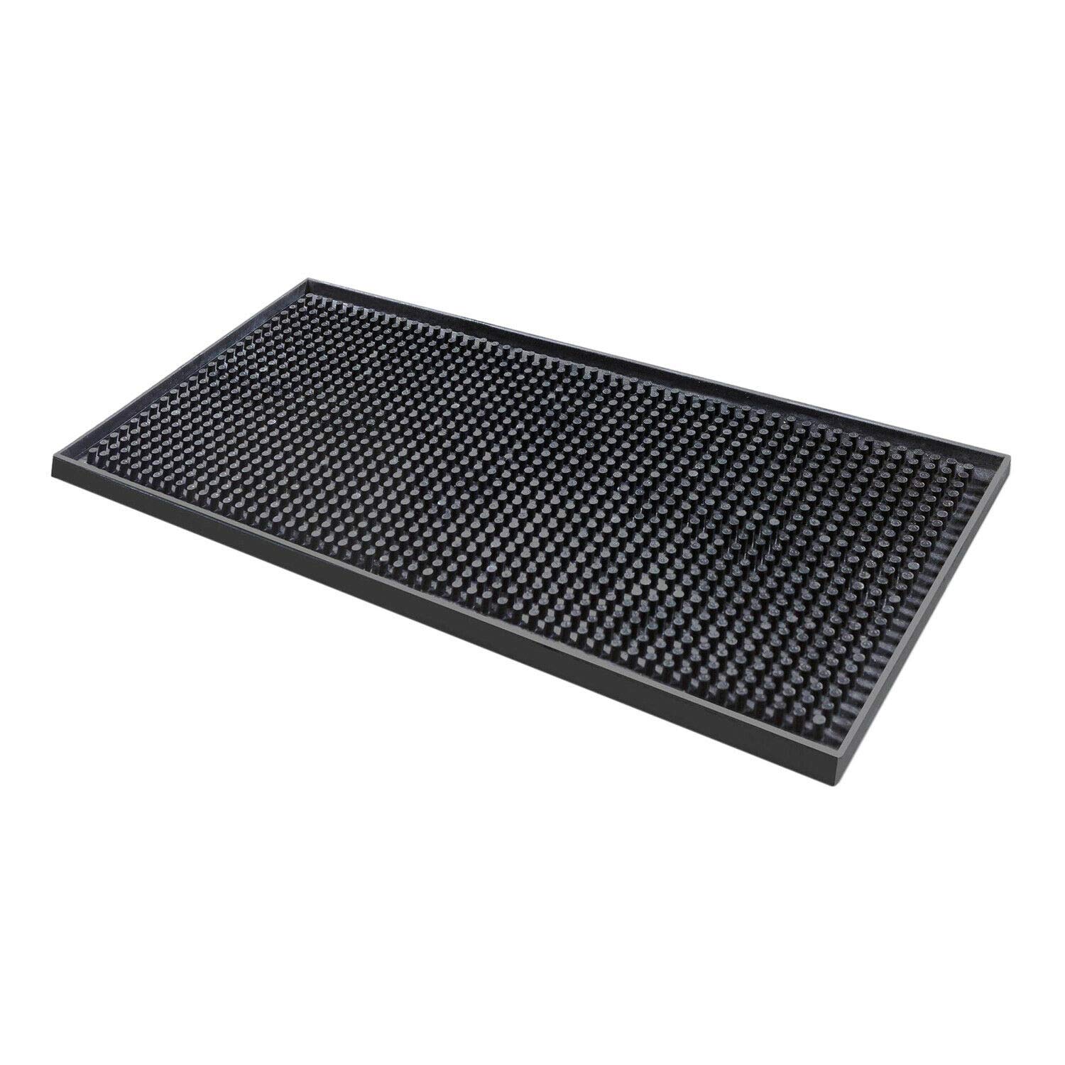Mini Bar Mat Black Bar Rubber Drip Mat Runner For Pubs Restaurants 15cm x 30cm