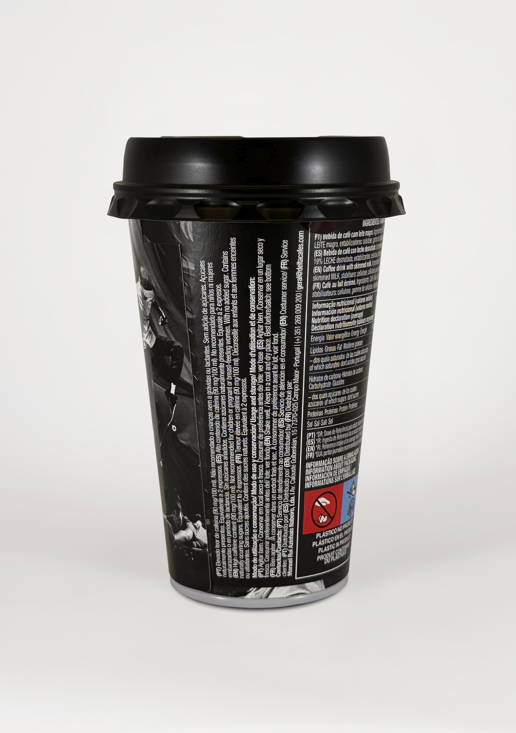 Go Chill Doble Espresso - Bebida de Café Lista para Beber - Elaborado con Leche, Agua, Azúcar y Extracto de Café - 230 ml