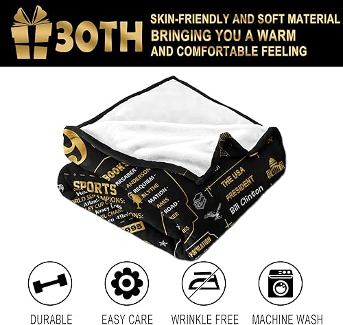 Vista 6 de Regalos de 30 cumpleaños para mujeres y hombres, para hombres de 30 años, decoraciones de feliz cumpleaños 30 para ella él, regalos de cumpleaños