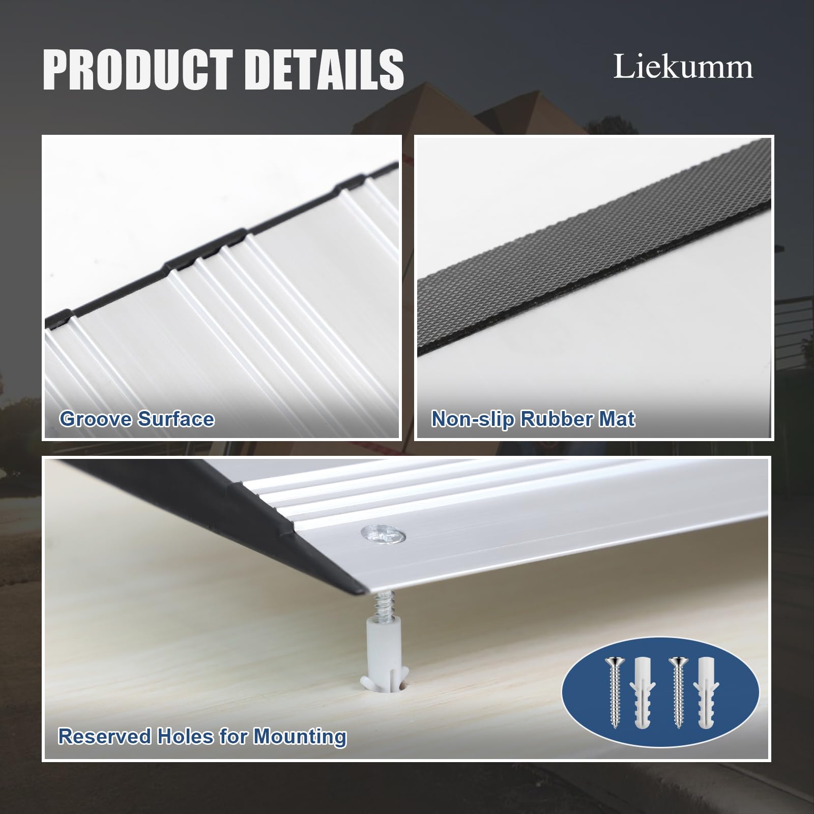 Snapklik.com : 2 Inch Rise Threshold Ramp, 11000lbs Capacity Doorway ...