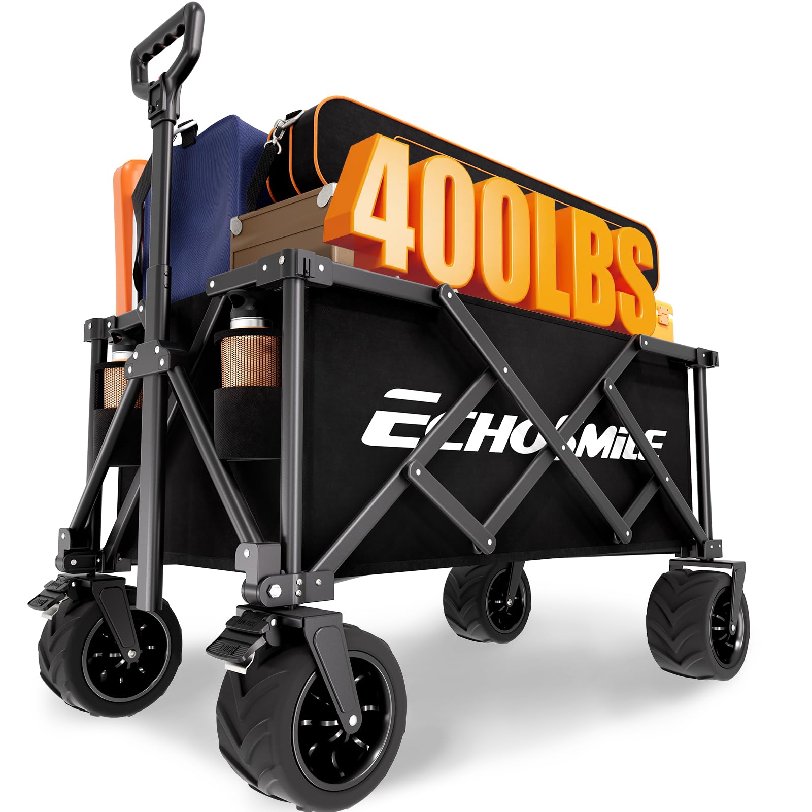 EchoSmile Collapsible Folding Wagon Cart