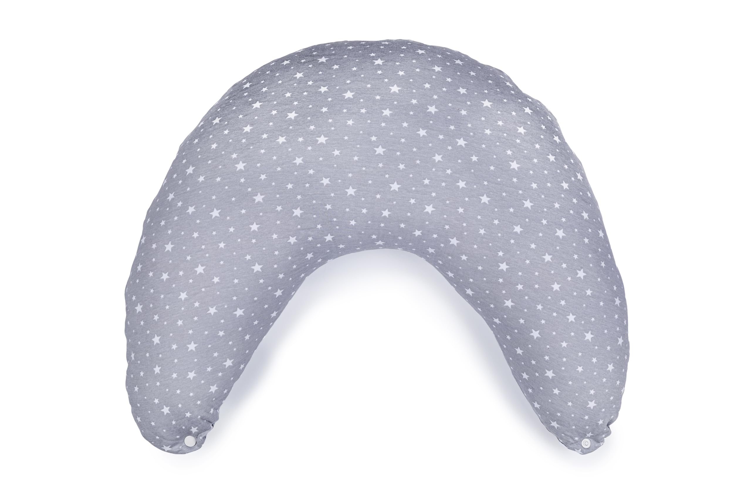 Ceba Baby® Cojín de lactancia – Cojín de maternidad – 100% algodón – Cojín de apoyo para bebés – nido de bebé – Ardilla ergonómica de lactancia – Cojín cervical – 150 cm – Öko-Tex Standard 100 –