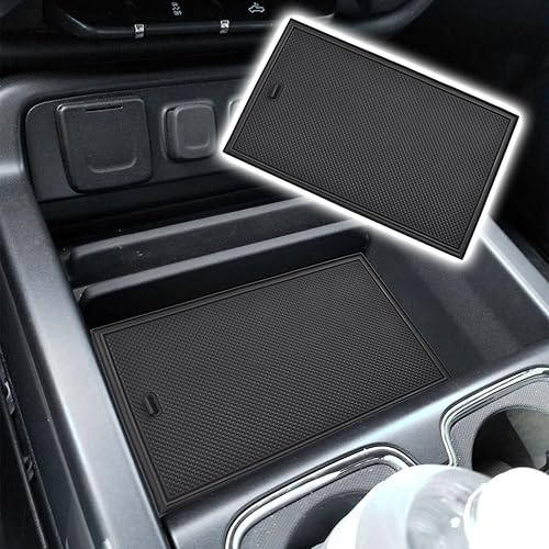 RUNROAD Cubierta organizadora de consola central compatible con Chevy Silverado/GMC Sierra 1500 (2014-2018) y Silverado/Sierra 2500/3500HD