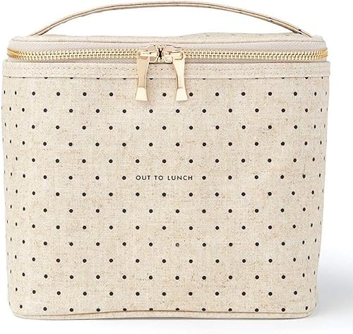 Kate Spade Nueva York Lunch, bolsa, puntos para decorar (Out To Lunch), lona