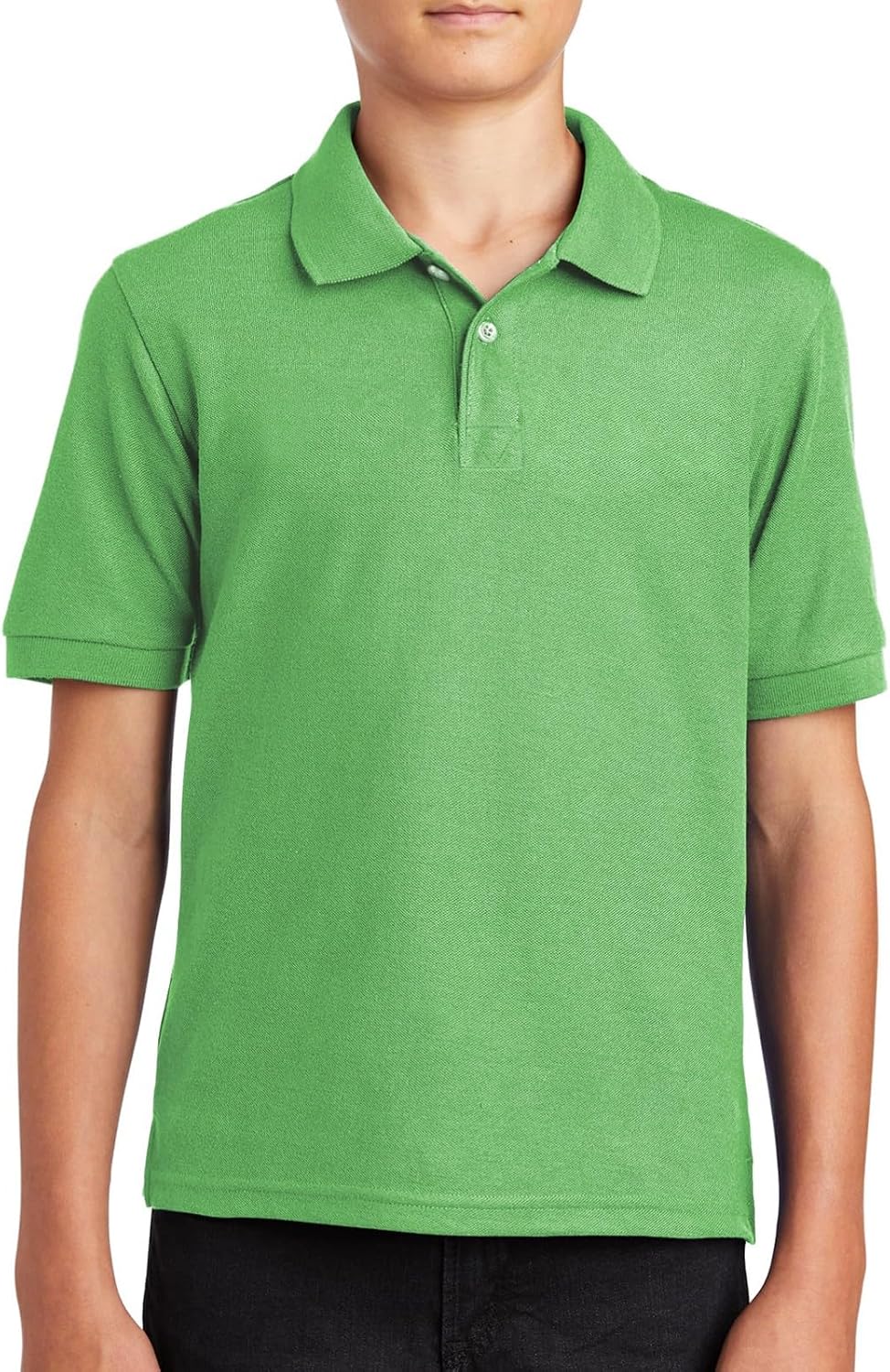 Girls Boys Pique Polo Shirts Short Sleeve School Uniform Shirts Aesthetic Golf Tops Kids Button Down Collared Tops