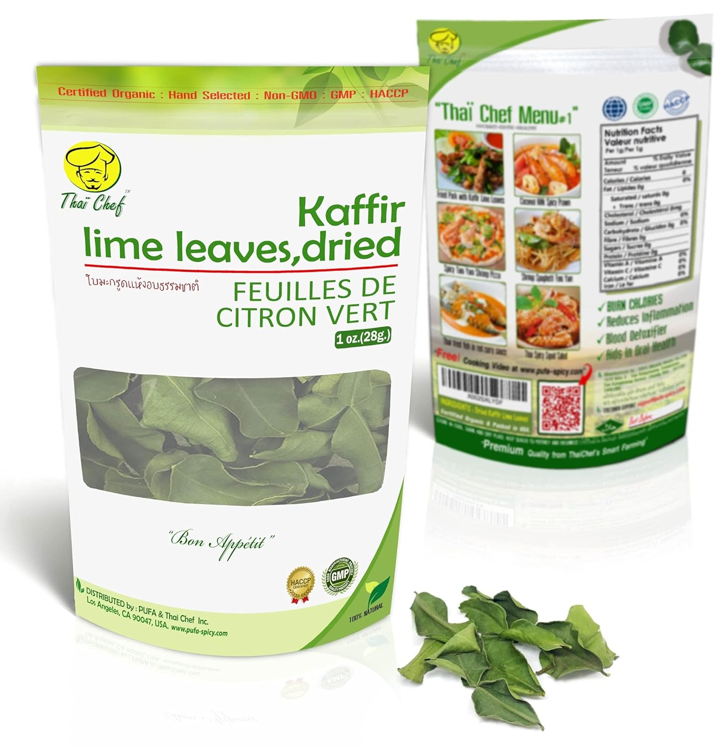 Buy Thai Chef Organic Kaffir Lime Leaves Dried 30g 1oz Curry Leaves Premium Gourmet Ingredient For Thai Asian Cuisine Certified Organic By Ceres Reference Nop Id 4087184800 Packed In Usa