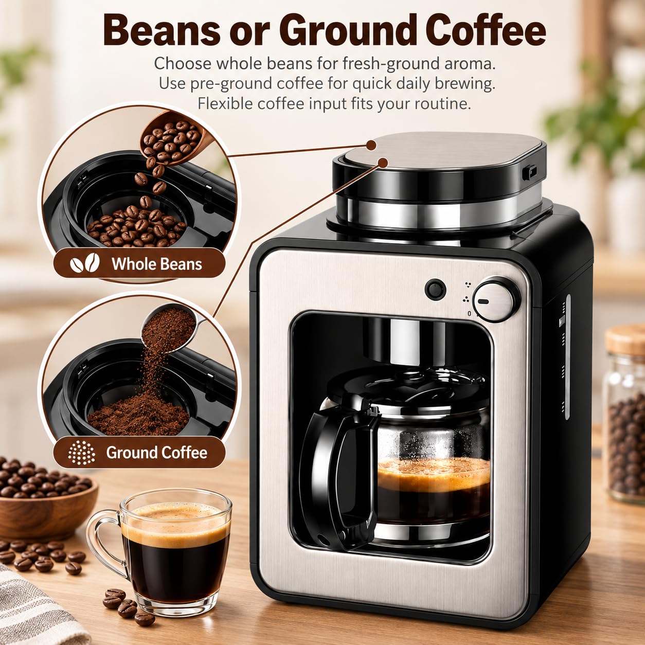 Cafetera Express Totalmente Automática, Molino Integrado
