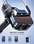 Lamicall Car Phone Holder Mount - [3 in 1 Military Grade Suction Cup] 360° Rotation Phone Holders for Your Car, Cell Phone Car Mount Dashboard Vent Windshield for iPhone 17 16 15 Pro Max, Smartphone