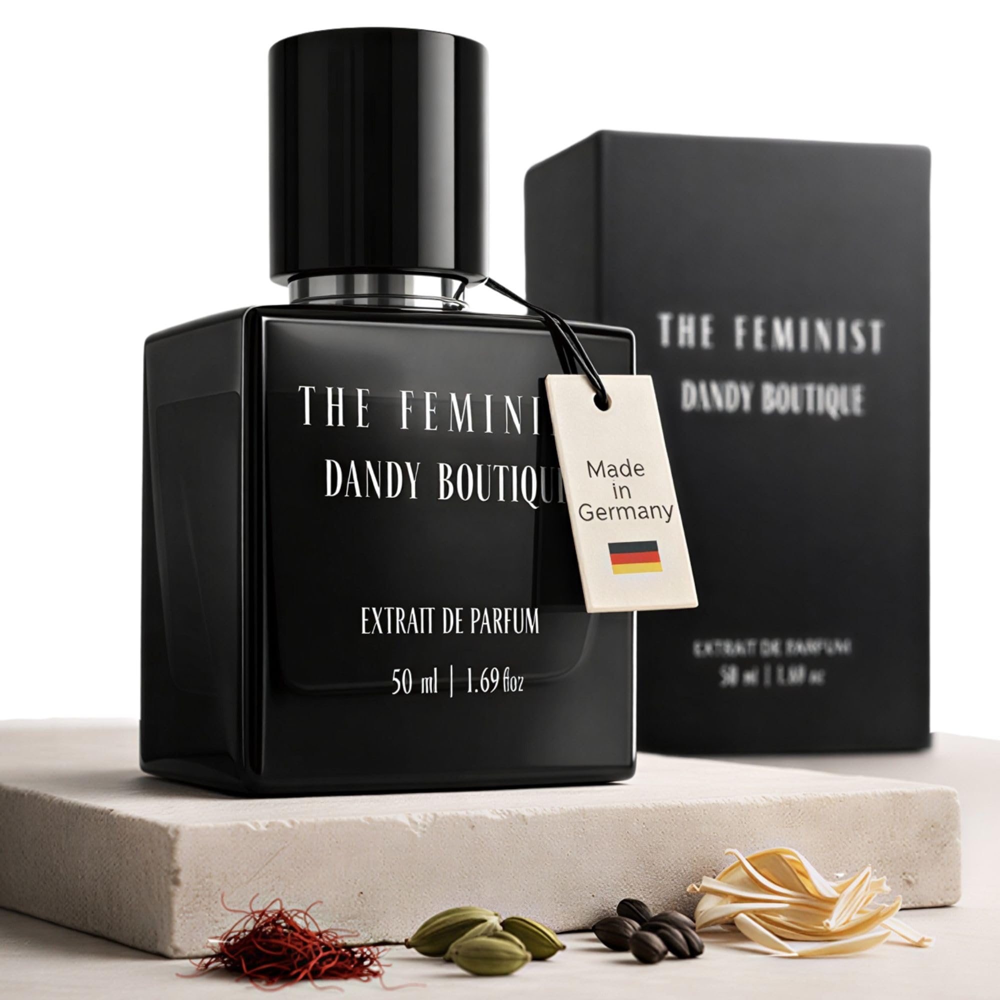 THE FEMINIST Herren Parfüm 50 ml – Extrait de Parfum mit 30% Duftöl – beliebtes langanhaltendes Parfüm für Männer – Made in Switzerland – Premium Duft für Dates, Club und Alltag