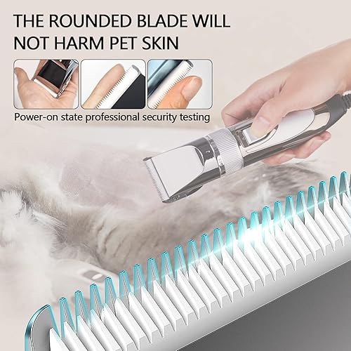 Miniatura 6 de Cortapelos profesionales de 12 V para el aseo, tijeras eléctricas de ovejas para mascotas para pelos gruesos y resistentes, recortadoras de pelo de