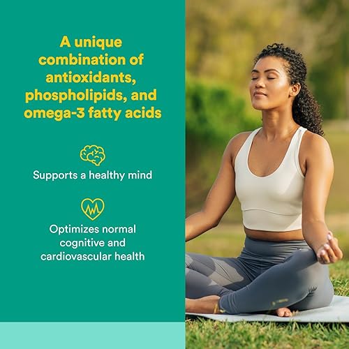 Miniatura 2 de Natural Factors 3 cerebros, pensamientos superiores, apoyo para la salud cognitiva y la función cerebral, suplemento dietético diario, 90 cápsulas