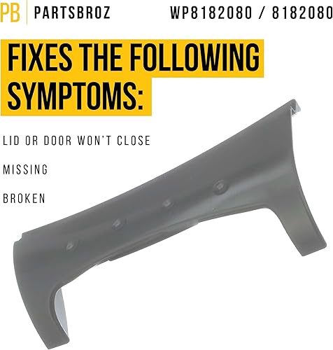 Miniatura 3 de WP8182080 8182080 - Manija de puerta compatible con lavadora Whirlpool, sustituye a AP6011757 1017610 PS11744956 Reemplazo ultra duradero