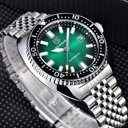 Miniatura 7 de Relojes automáticos BENYAR para hombre, reloj mecánico analógico de acero inoxidable, impermeable hasta 50M, calendario, luminoso, relojes de