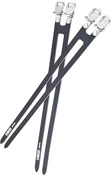 MKS Fit Alpha Spirits - Double Toe Strap, Metallic, One Size | bike-pedals
