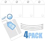 Princesse Cruise Porte-étiquette de bagages par Cruise On [4 Pack] Convient à tous les navires Princess & Étiquettes, Cruise Essentiels 2026 & 2027 - Effacer les étiquettes de bagages