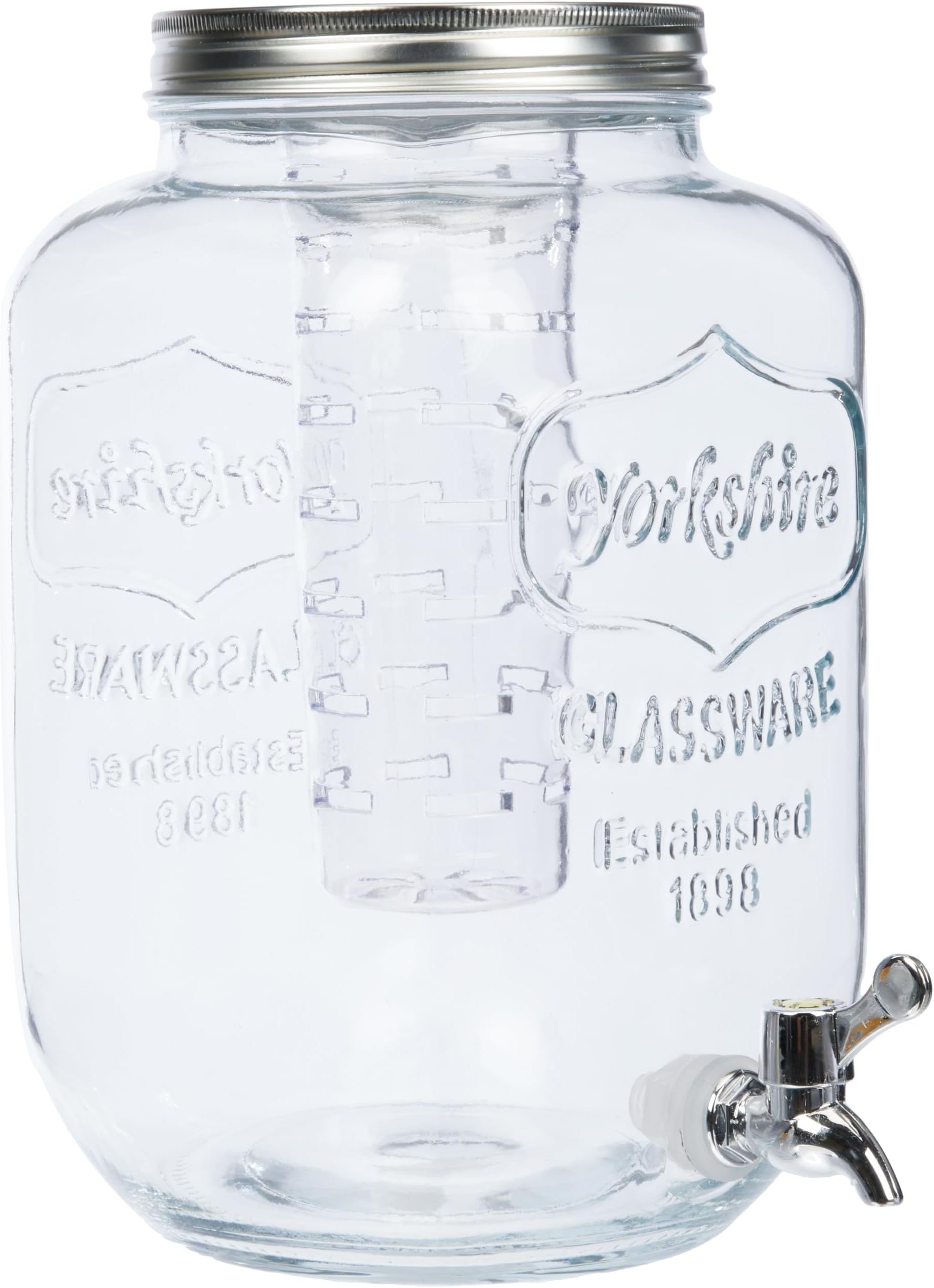 dispenser in vetro con rubinetto