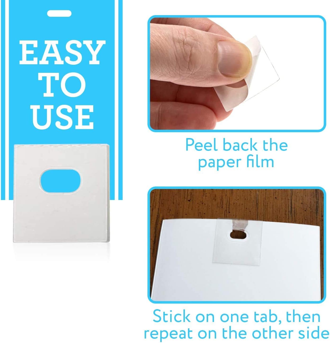 VDE 10 Sets of Clear Vertical Blind Repair Tabs/Vertical Blind Tabs/Blind Fixers 20 Total Tabs