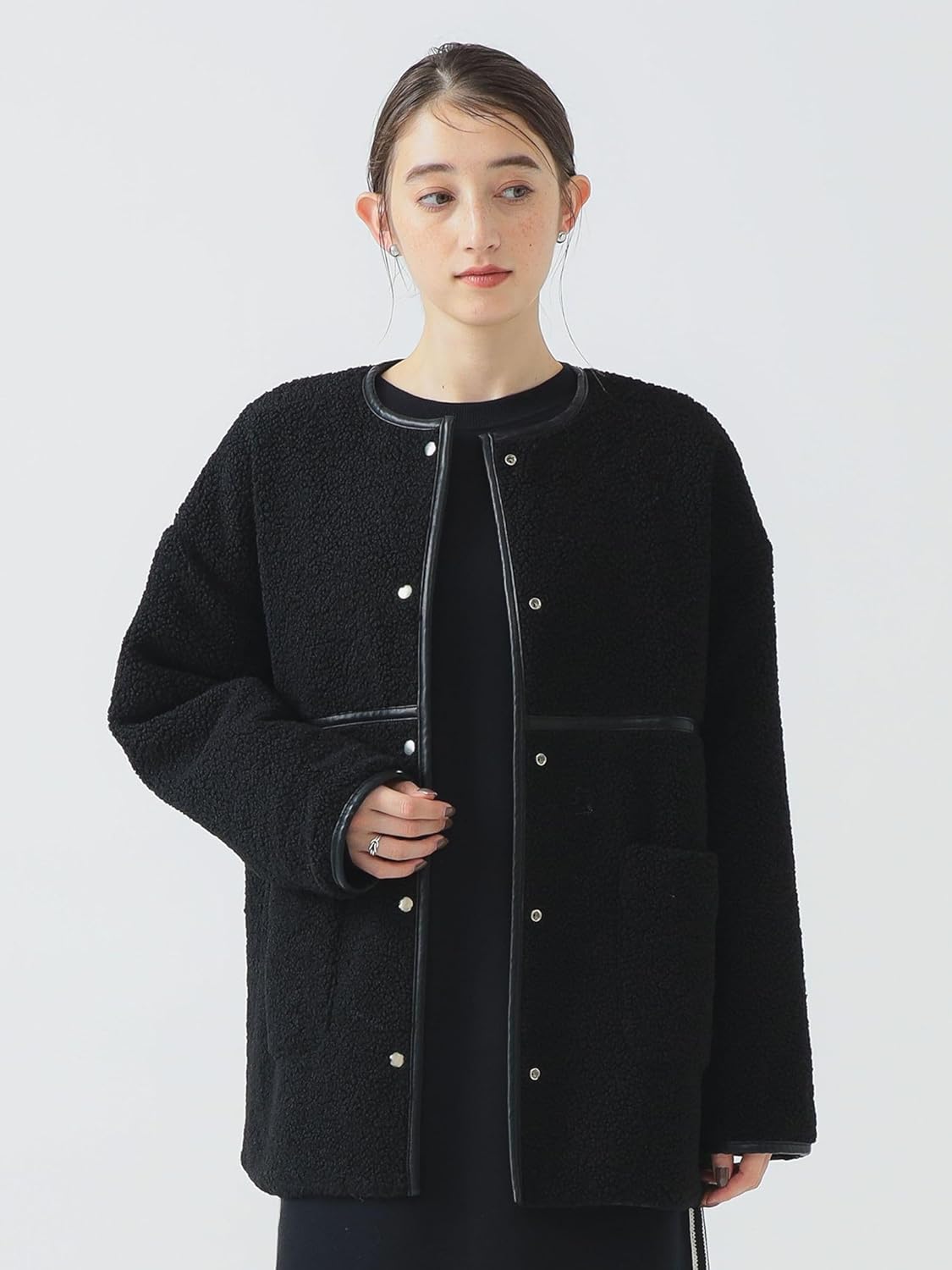 [ビーミング ライフストア by ビームス] ブルゾン フェイク レザー &times; ボア リバーシブル ブルゾン レディース