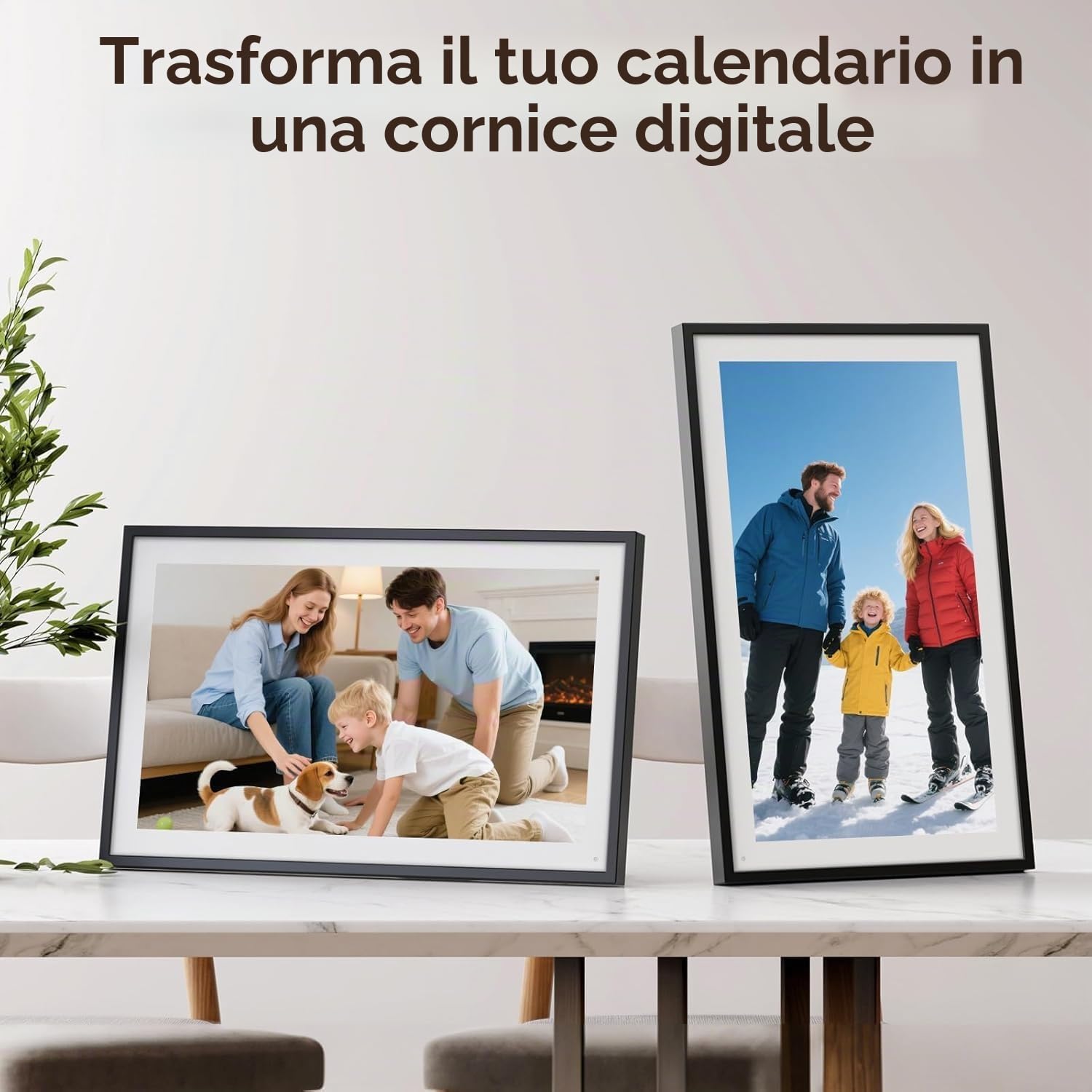 Calendario Digitale Intelligente 10,1 Pollici, Pianificatore di Famiglia Touchscreen HD, Calendario Elettronico Interattivo Domestico