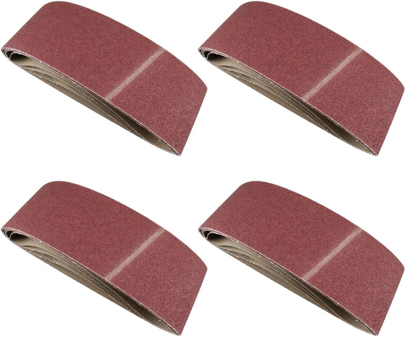 Belt Power Finger File Sander Abrasive Sanding Belts 610mm x 100mm 80 Grit 20 PK