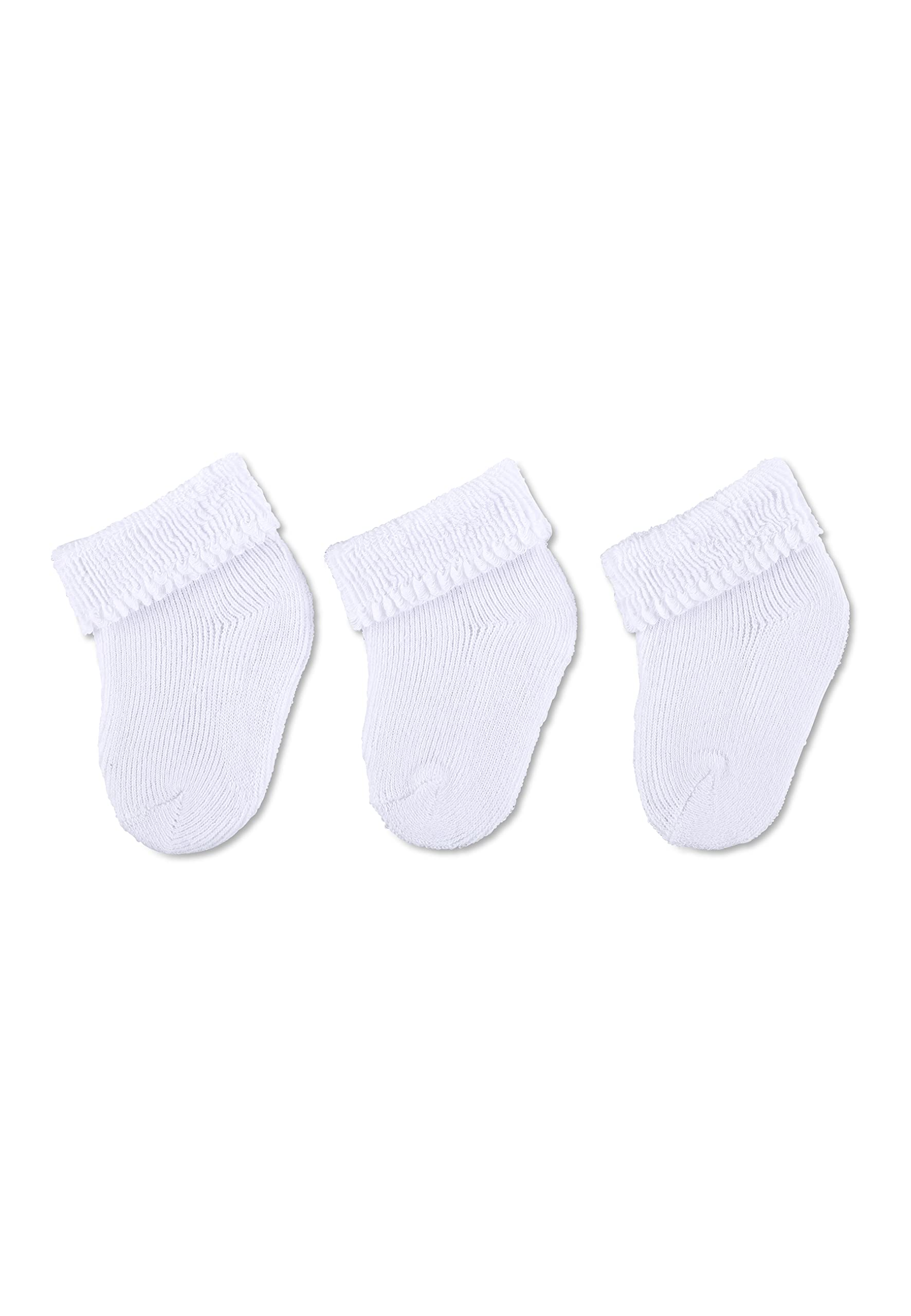 Sterntaler Unisex Baby Newborn Socks, White (500), One Size