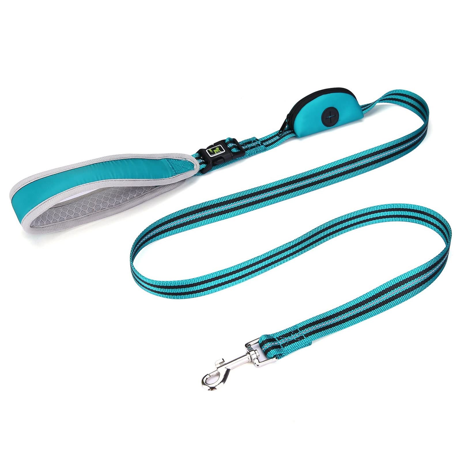 XIANGFAGS Correa Perro Correa for Perro, Correas Reflectantes for Correr for Mascotas, Correas de Seguimiento con Bolsa for Caca, Accesorios de Cuerda for Caminar for Cachorros de Plomo Largo