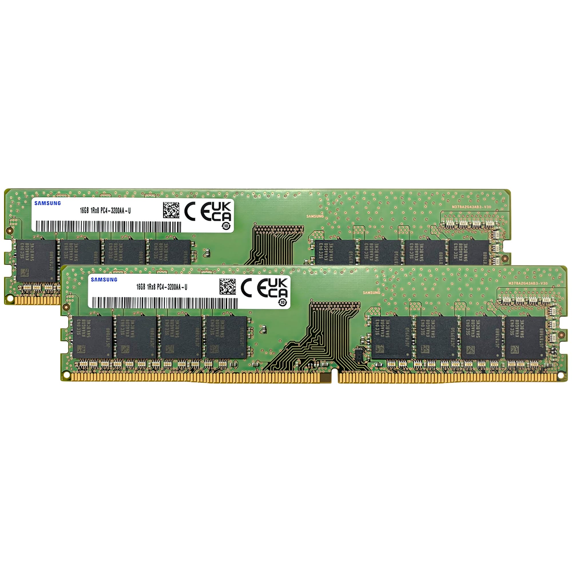 サーバー用メモリSAMSUNG 32GB 8枚セット PC4-3200AA Samsung 32GB (2x16GB) DDR4 3200MHz PC4-25600 (PC4-3200AA