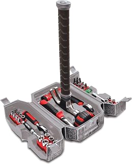 Marvel Mjolnir Hammer Tool Set Mighty Thor 44 Piece Toolkit Ukonic Official MCU License
