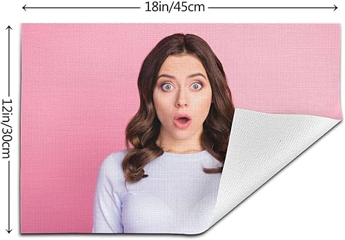 Miniatura 3 de Manteles individuales personalizados, añade tu nombre, foto, texto, tapete para mesa de niños, lavable, resistente al calor, para mesa de cocina y