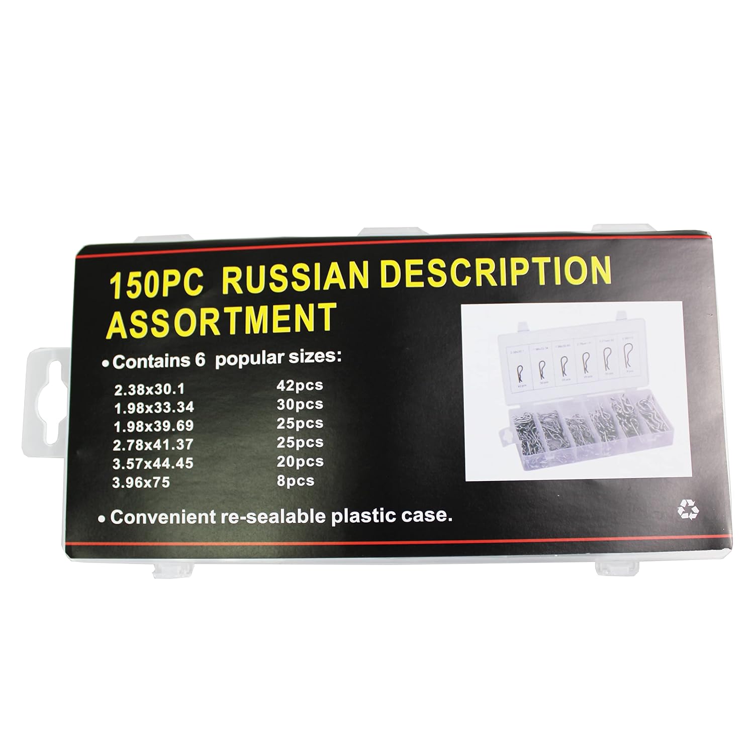 HFS (R) Hitch Pin Assortment, 150-Piece