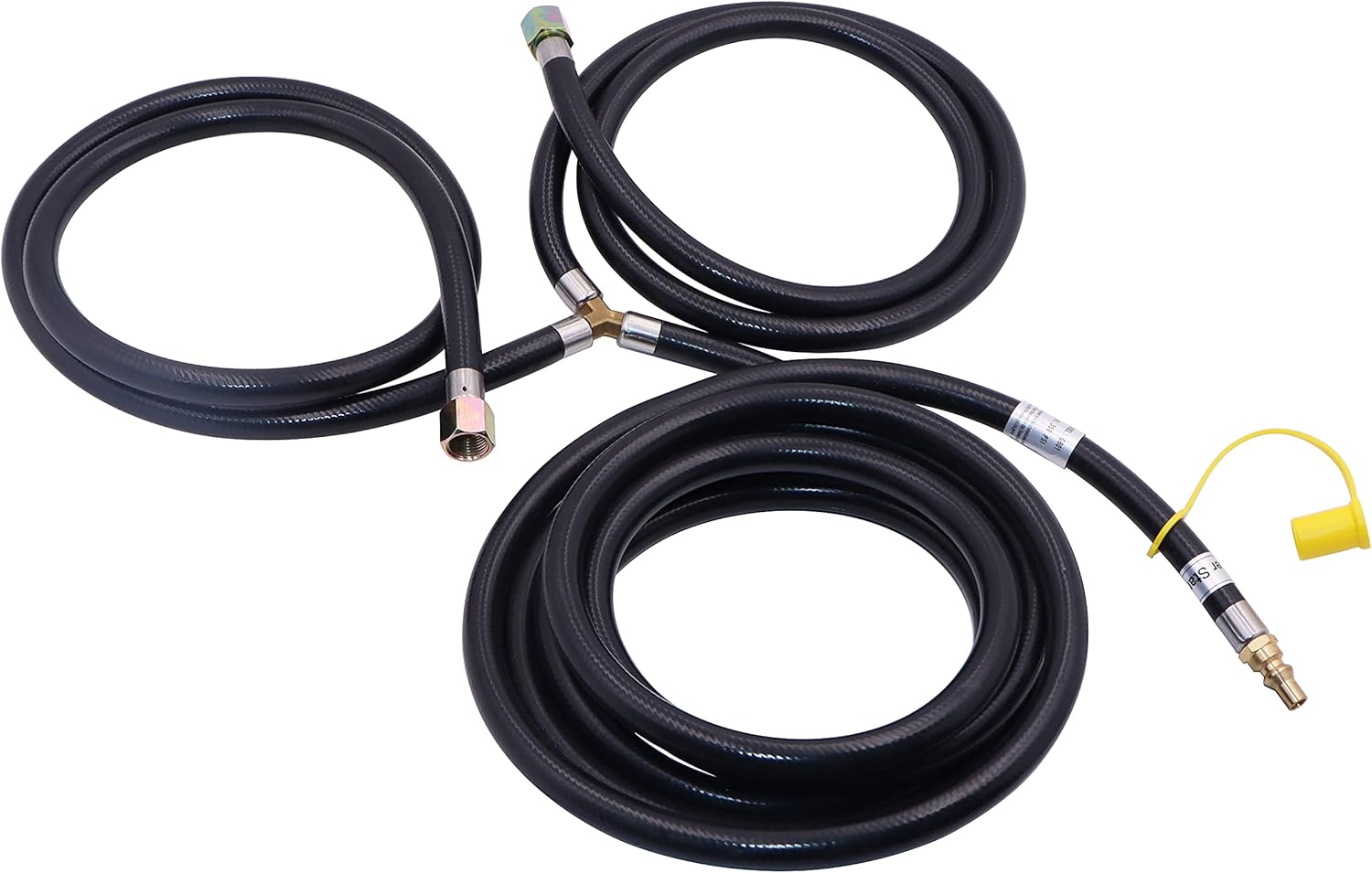 METER STAR 16 Feet Low Pressure Type Y Hose Splitter RV Propane