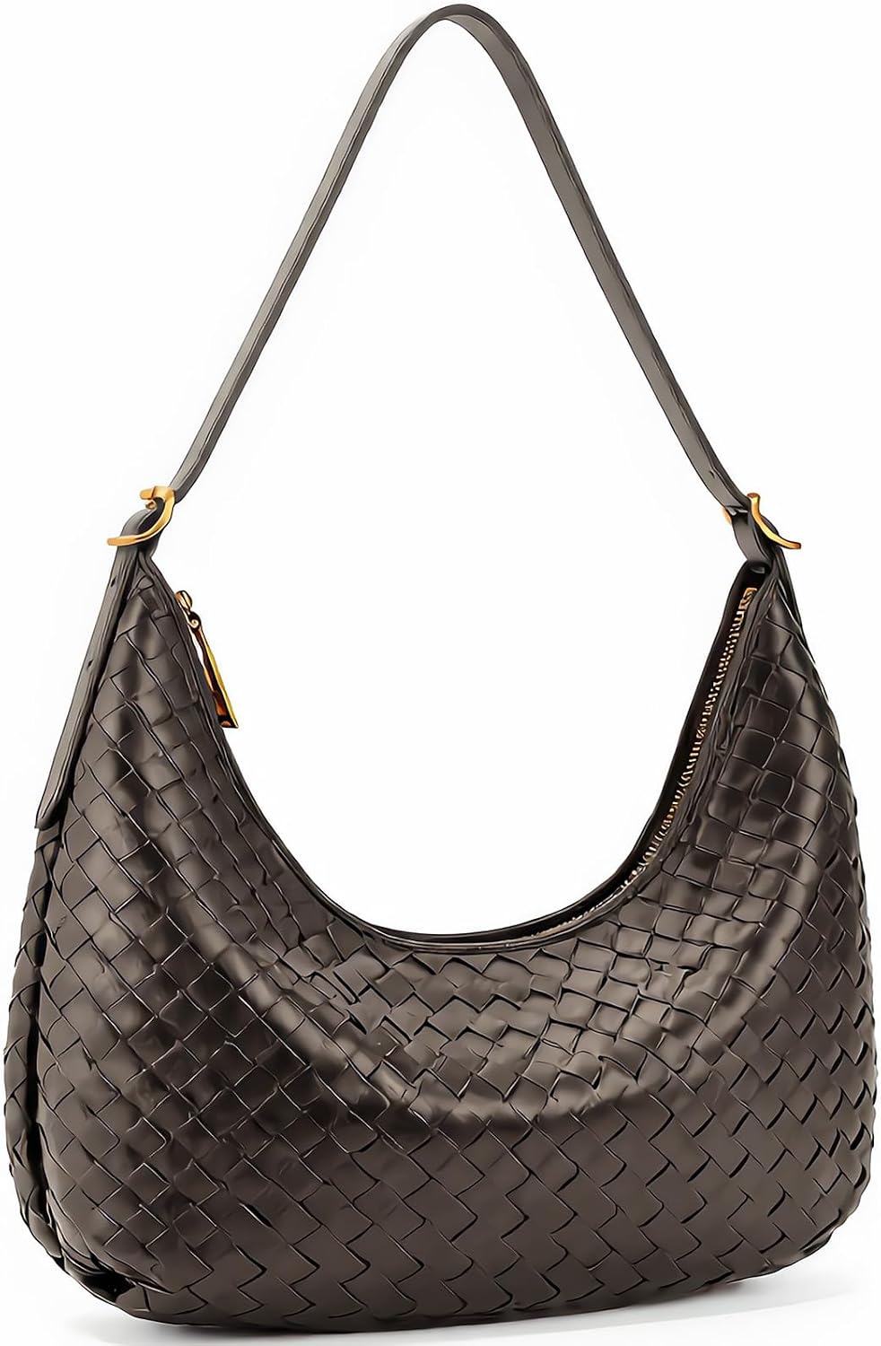 Shoulder Bag Handbag for Women Crossbody Tote Bags Woven Purse Clutch Women's Medium Underarm Hobo With Pocket Large