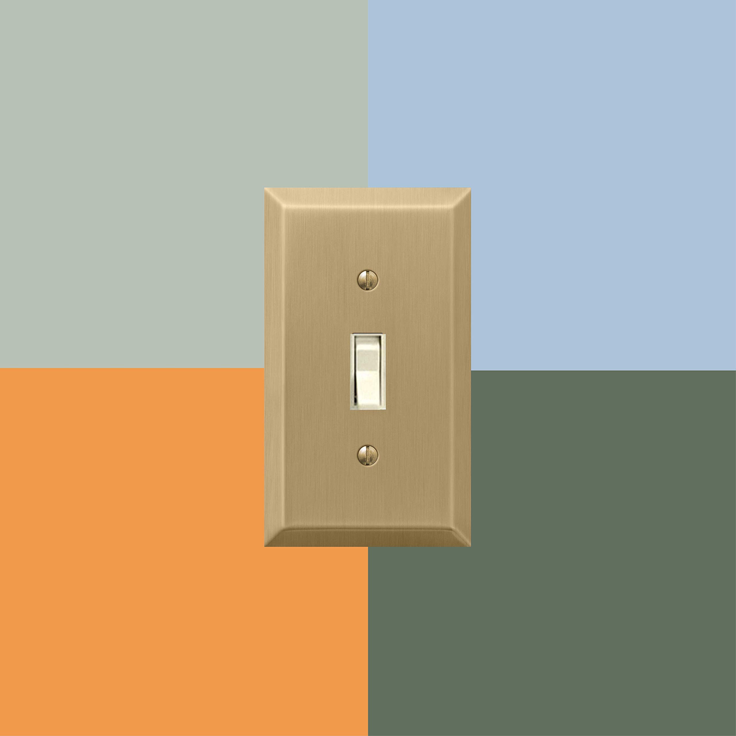 AmerTac 3003180 163RSB Wallplate – Standard Size, White, Durable Wall Cover For Electrical Outlets