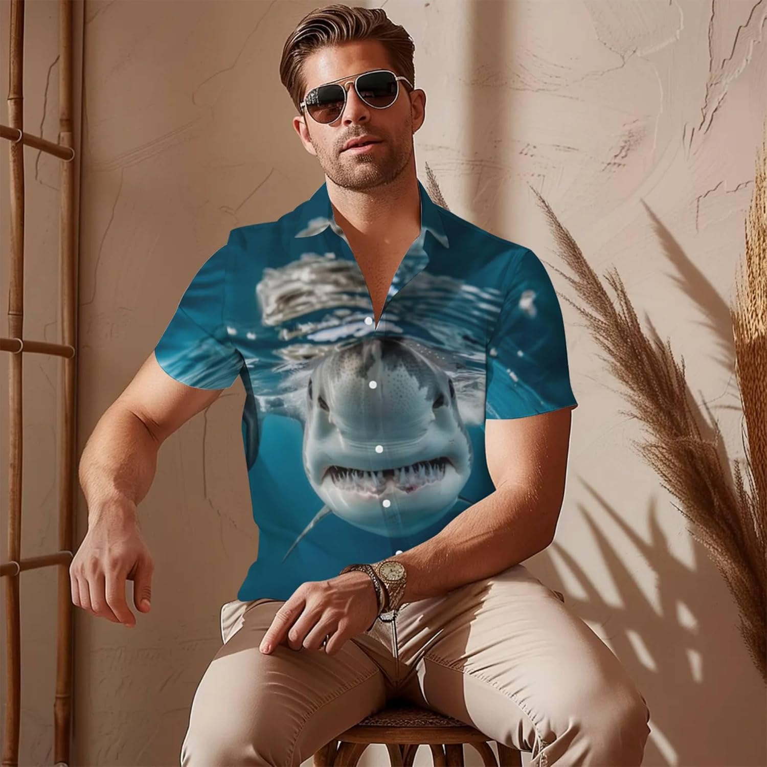 3D Pattern Print Shirt Design Unique Graphic Tee Comfortable Casual Wear Perfect for Parties and Festive Celebrations Ideal - Image 6