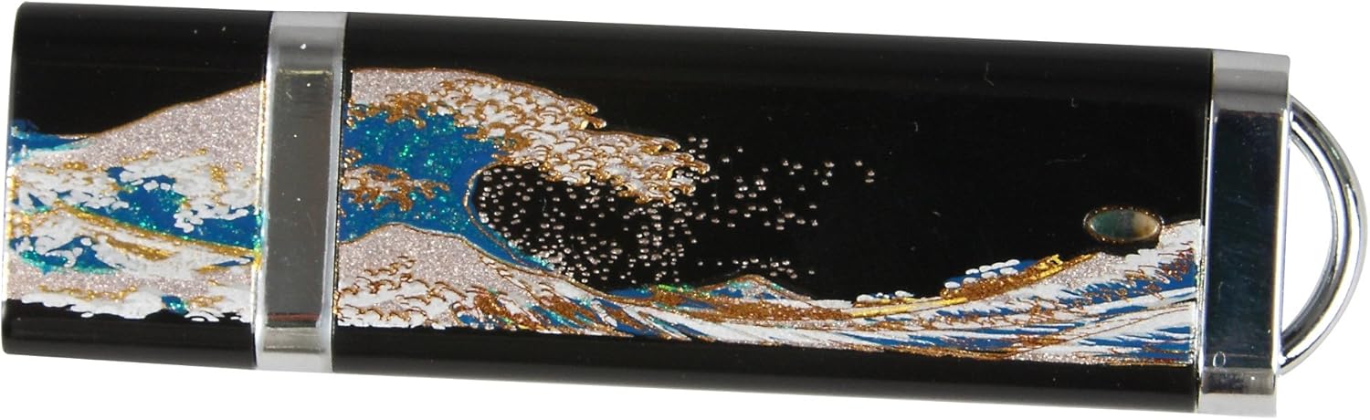 Maki-e USB Flash Memory(4gb) Kanagawa-oki Namiura