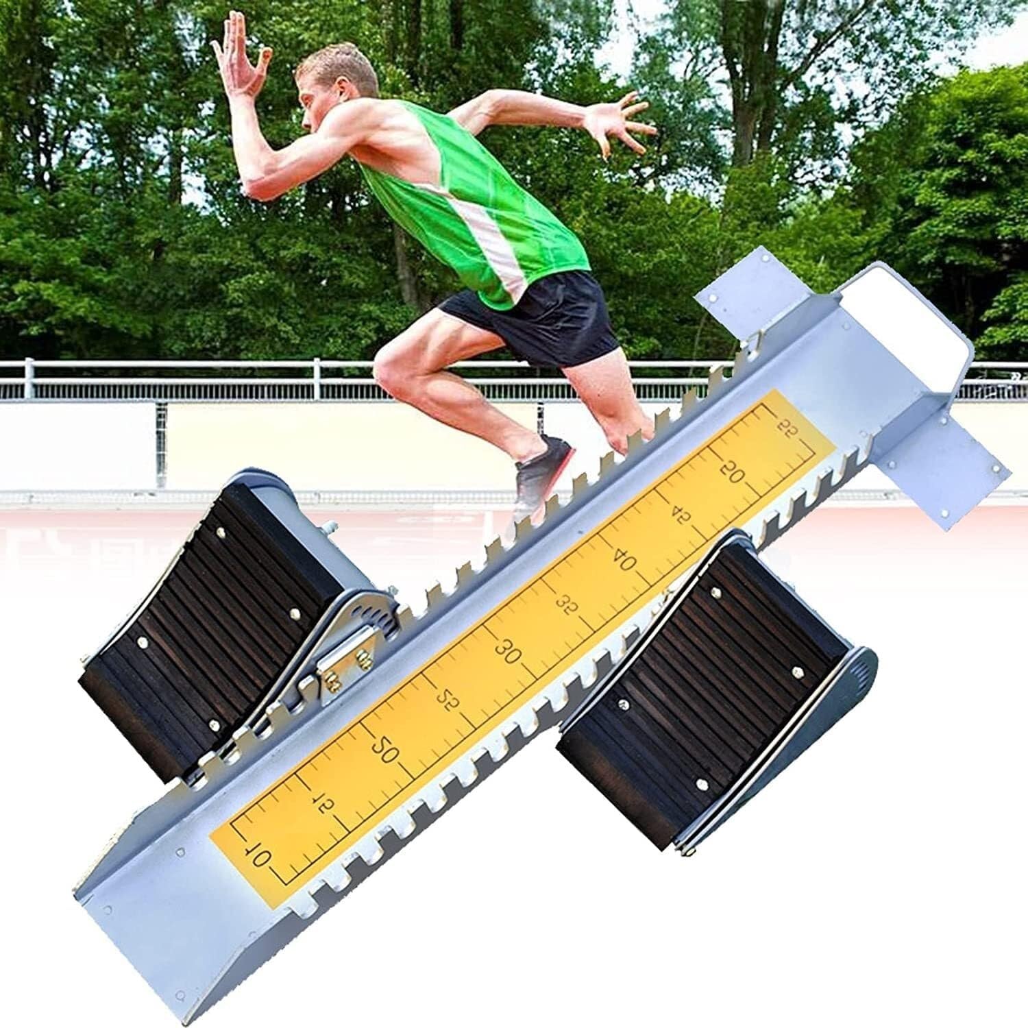 Sprint Starting Blocks, Adjustable Sprint Starting Blocks, Track and Field Starting Blocks, Suitable for Daily Training
