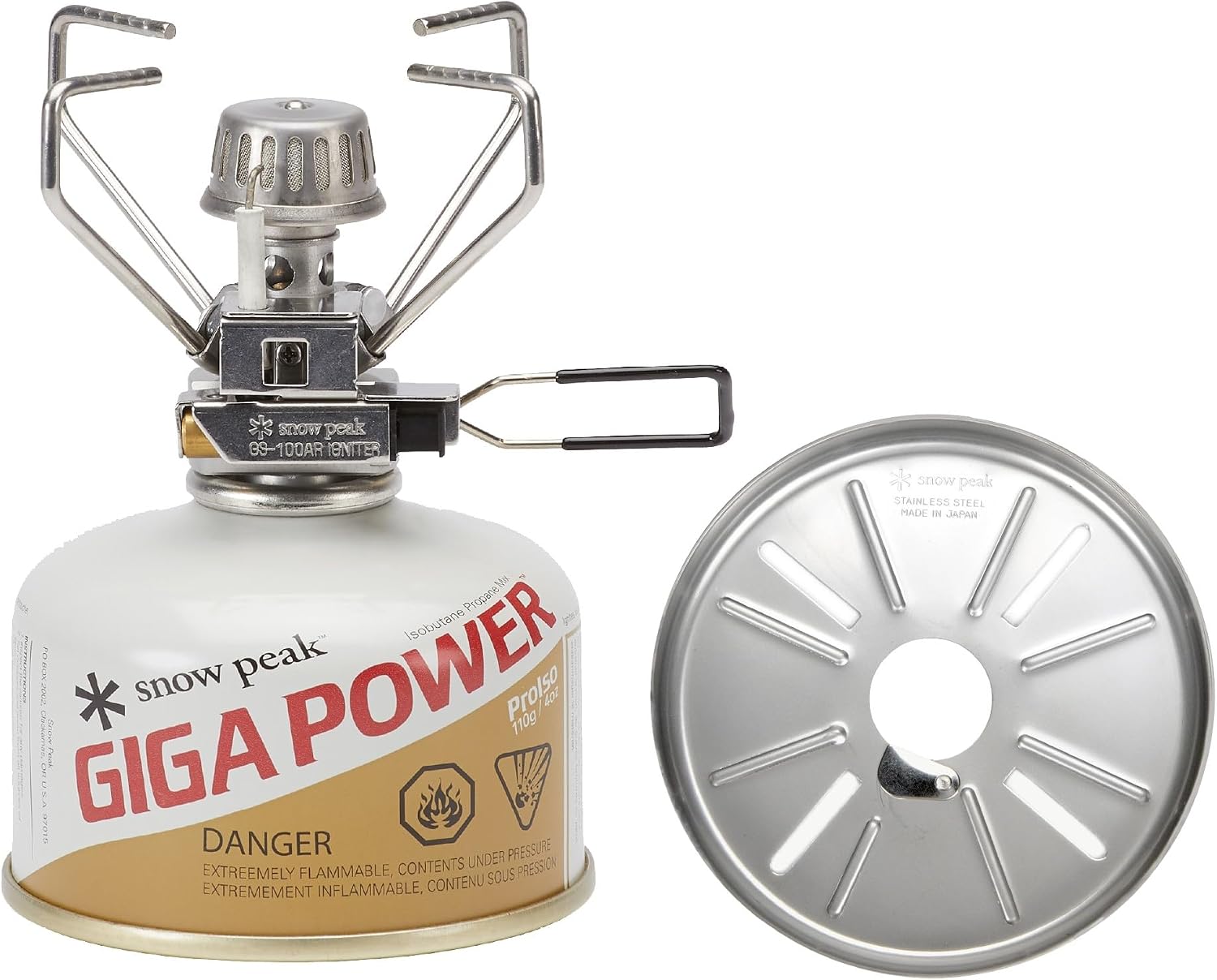 Snow Peak GigaPower Stove and Windscreen Bundle