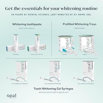 Opalescence Opal Teeth Whitening Toothpaste (Pack of 3) - Cool Mint Original Formula - Oral Care, Gluten-Free - 4.7 Ounce Made by Ultradent -TP-5760-3