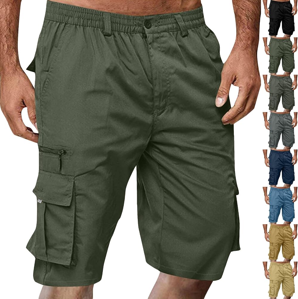 パンツ UTILITY STRETCH OVER CARGO SHORTS Amazon.com: Cargo Shorts for Men Stretch Waist Tactical Short with