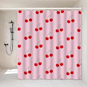 VODRM Watercolor Forest Shower Curtain - 72x72 Inch Waterproof Bathroom Decor With Hooks, Nature Theme - View #10