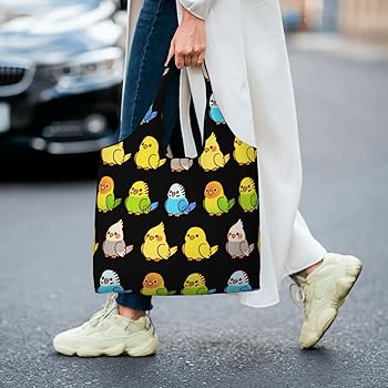 Amazon | [COOLEAD] オカメインコ セキセイインコ エコバッグ