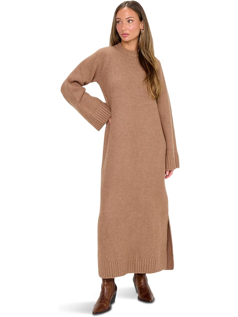 Tan Show Me Your Mumu Lorraine Maxi Sweater Dress