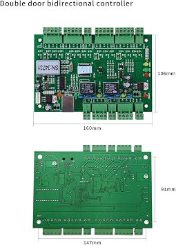 TCP IP Communication Multi-Door Control Panel Intercoms Networked Access Control System Fire Alarm Work attendance Offline Operation (Single Door Two-Way)