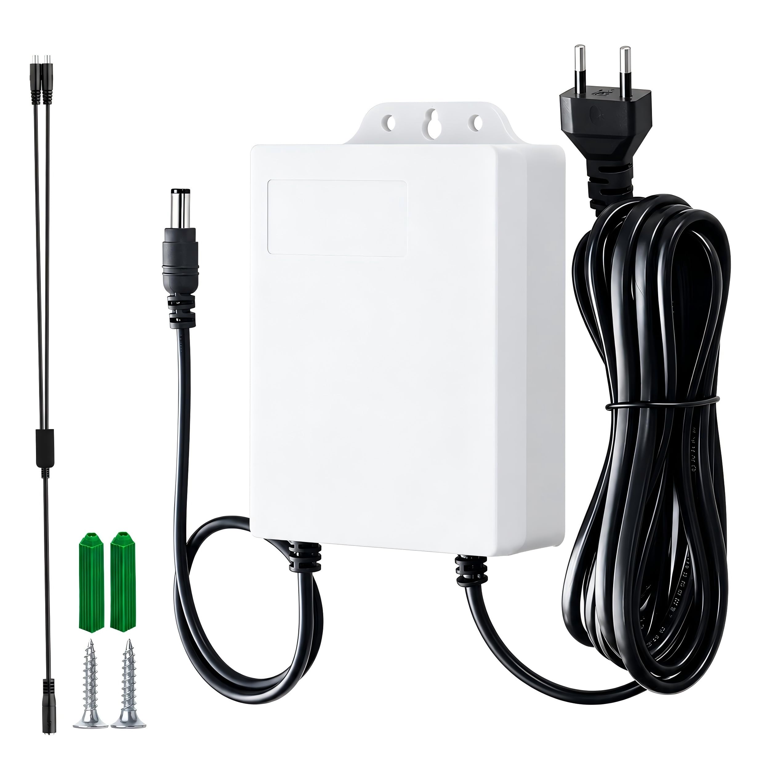 Mini Onduleur UPS 12V 2A,Alimentation de Secours sans Interruption avec Batterie Intégrée 3600 mAh,Prise DC 5.5x2.1mm,pour Routeur WiFi,Caméra de Surveillance,Modem,Aquarium et Système d'Alarme