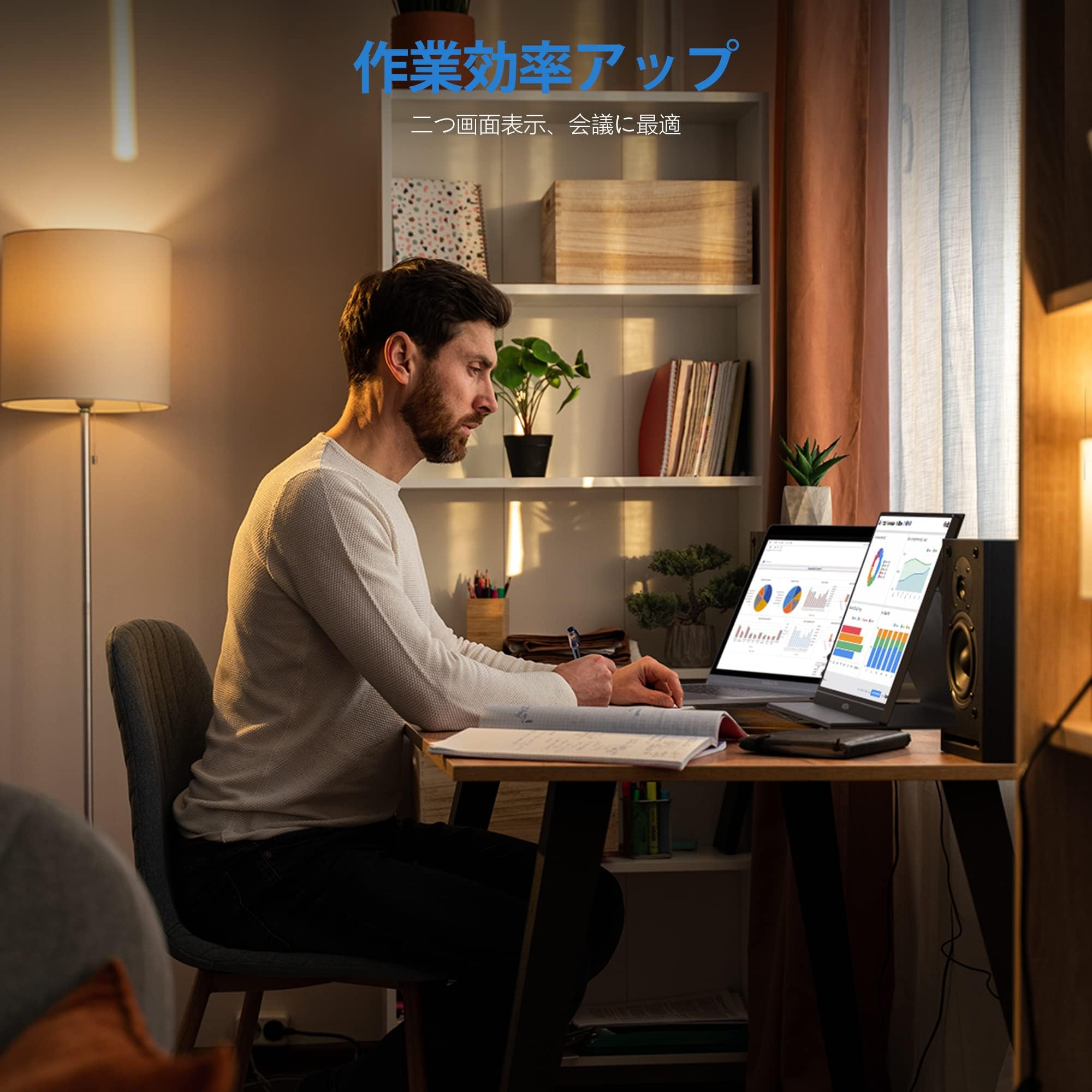 ZSUS ポータブルモニター 新品未使用 新品未使用 ZSUS 14インチ モバイルモニター WQHD 2160 x 1440