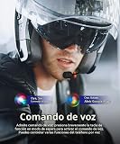 FODSPORTS FX8 - Intercomunicador Bluetooth para motocicleta con cancelación de ruido, casco Bluetooth con FM, hasta 8 ciclistas, casco intercomunicador, sistema de comunicación de auriculares para cuatrimoto/motocicleta/todoterreno, 2 piezas