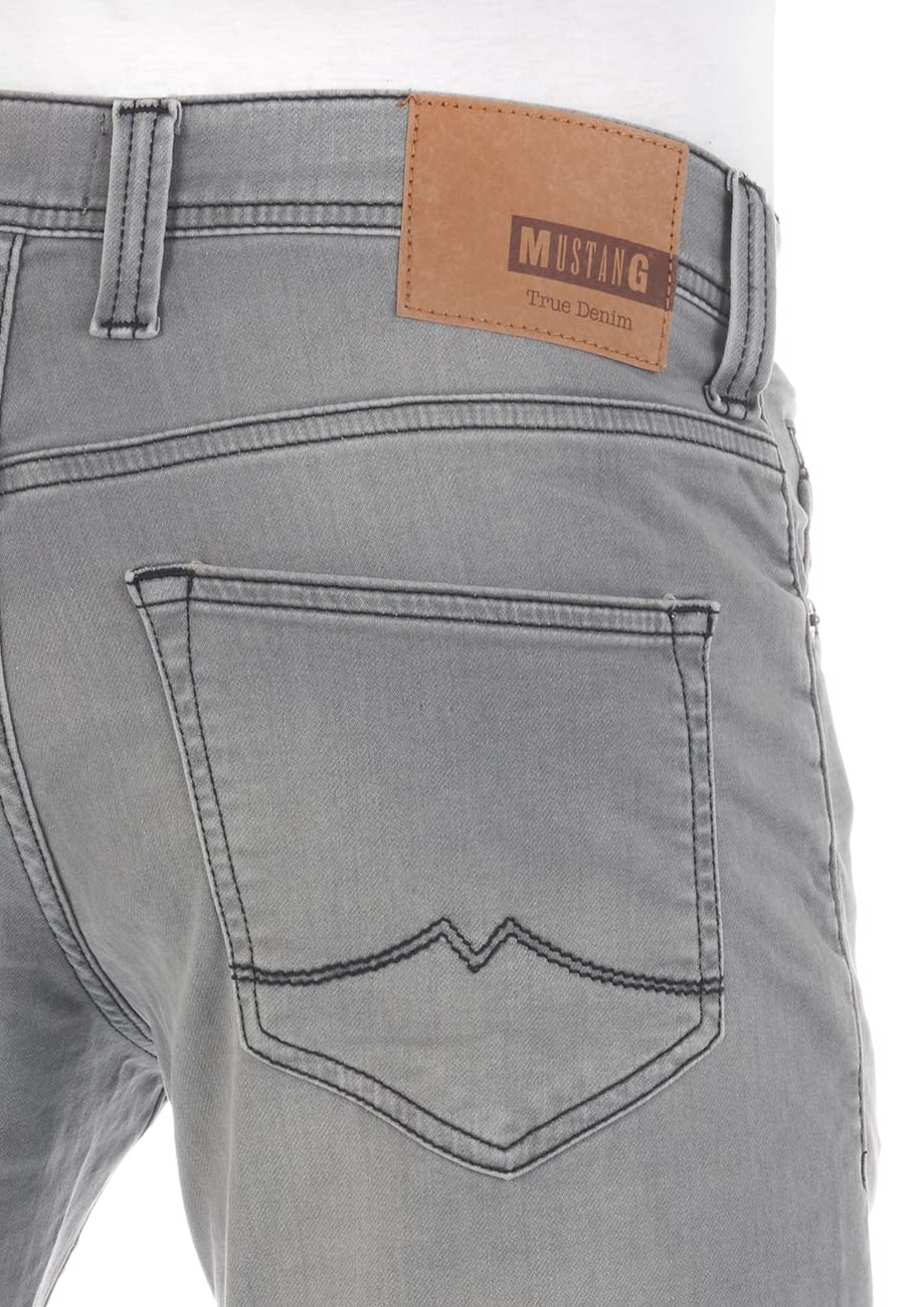 Mustang Jeans Herren Stretch lang Real X Oregon Tapered K Stretchhose Jeanshose Sweathose Denim Baumwolle – Bild 5